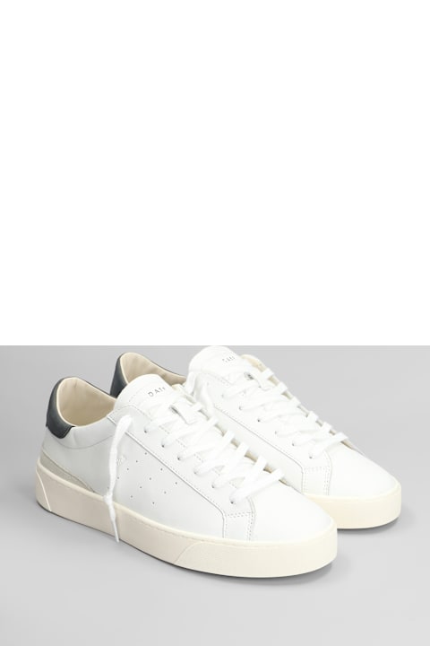 D.A.T.E. for Men D.A.T.E. Sonica Sneakers In White Leather