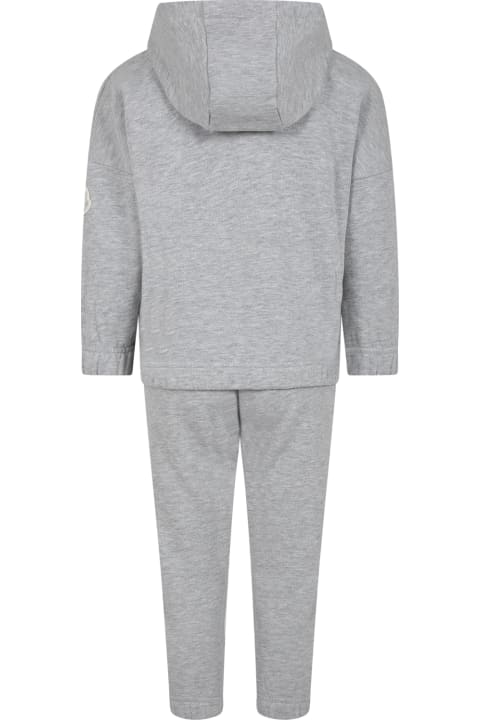 Grey Suit For Girl With Logo