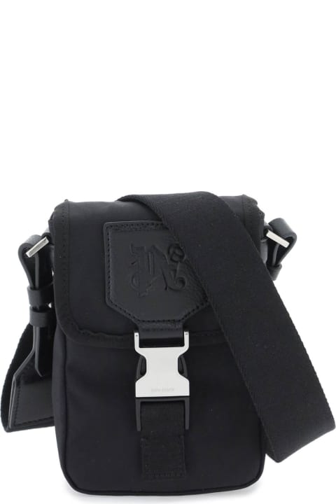 Palm Angels Bags for Men Palm Angels Crossbody Bag With Monogram