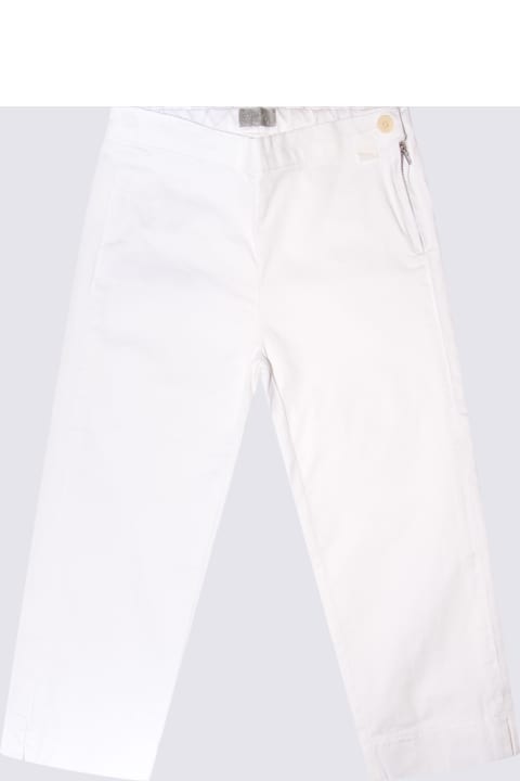 Il Gufo for Kids Il Gufo White Cotton Pants