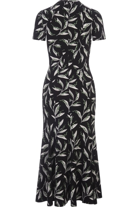 Fashion for Women Paco Rabanne Printed Viscose Jersey Long Dress
