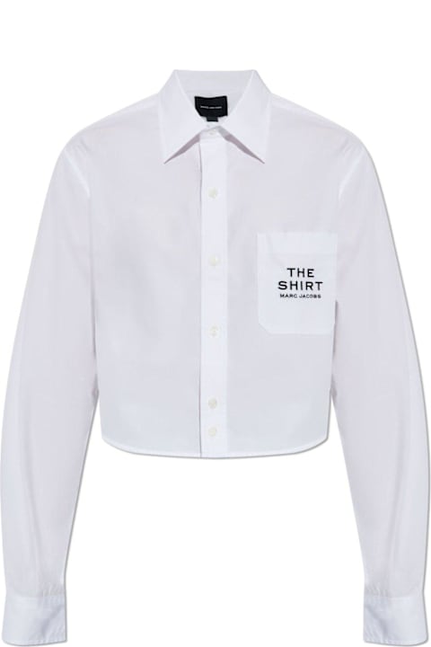 Marc Jacobs Topwear for Women Marc Jacobs Logo-embroidered Long Sleeved Shirt