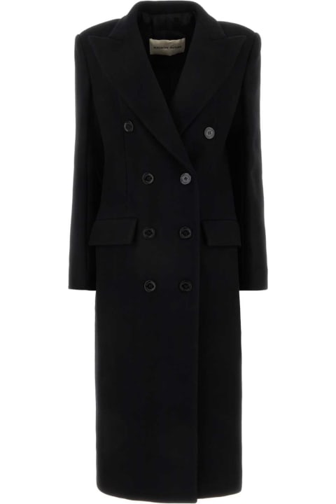 Alexandre Vauthier for Women Alexandre Vauthier Black Wool Blend Coat
