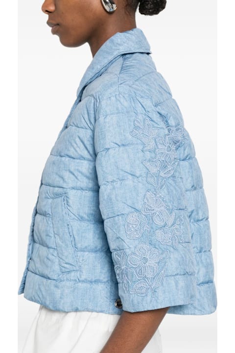 Homeware Ermanno Firenze Embroidered Cropped Jacket