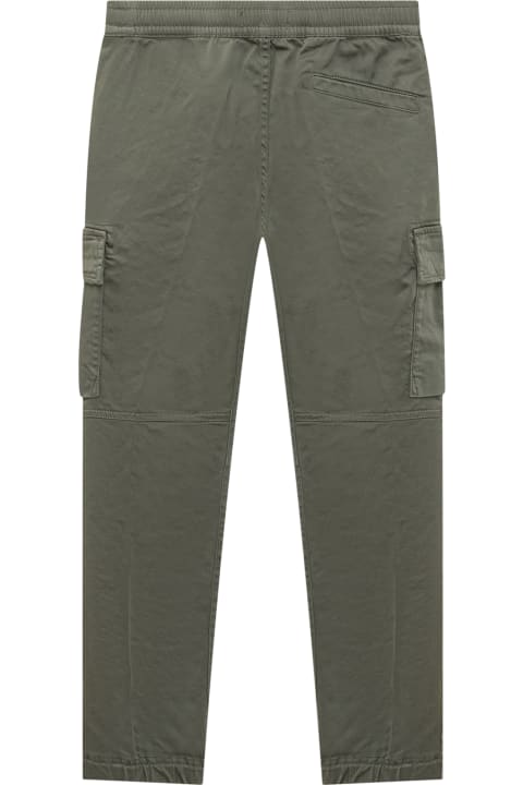 Bottoms for Boys Stone Island Tapered Badge Pants
