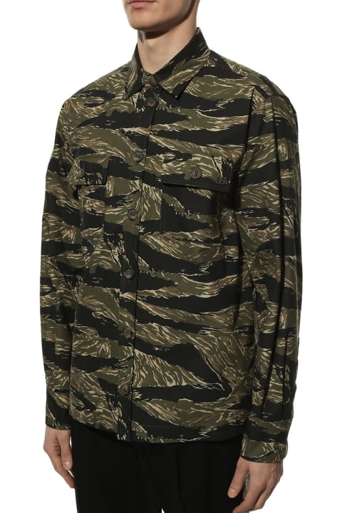 Shirts for Men Dolce & Gabbana Camouflage Shirt