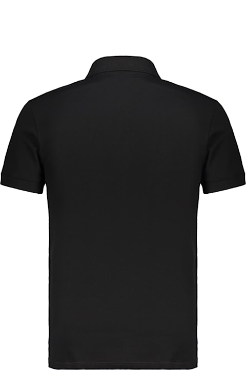 Homeware Alexander McQueen Black Polo In Soft Cotton
