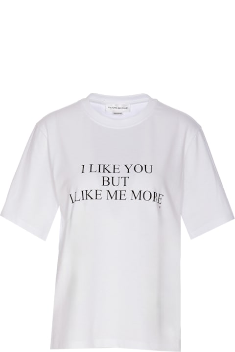 Victoria Beckham for Women Victoria Beckham Slogan T-shirt