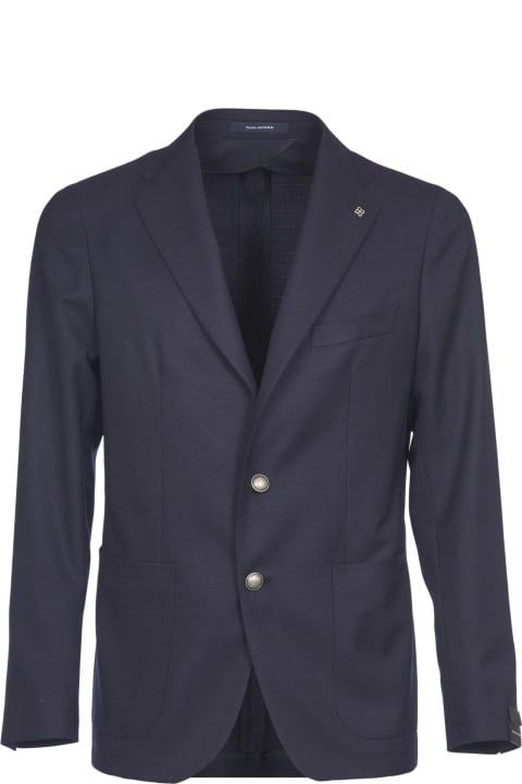 Tagliatore Coats & Jackets for Men Tagliatore Blue Classic Blazer
