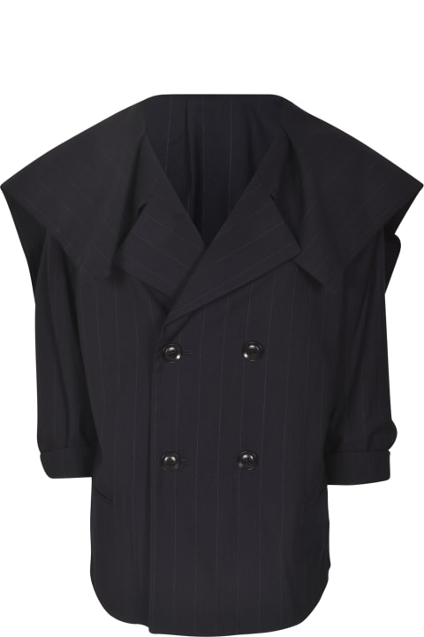 Clothing for Women Yohji Yamamoto Double-breasted Stripe Dinner Jacket