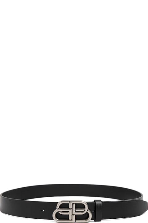 أدوات منزلية Balenciaga Leather Large Bb Belt
