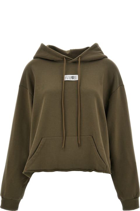 MM6 Maison Margiela لـ Women MM6 Maison Margiela Logo Label Hoodie