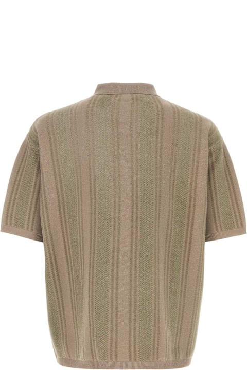 Nanamica لـ Kids Nanamica Embroidered Knit Polo Shirt