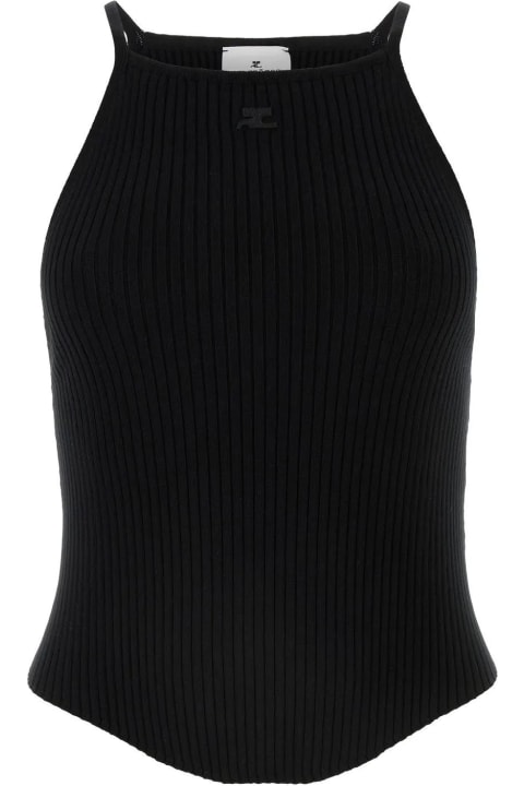 Underwear & Nightwear for Women Courrèges Black Viscose Blend Top