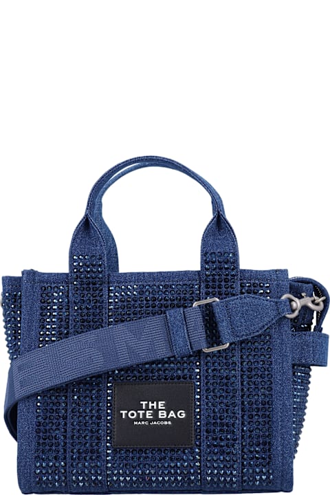 Marc Jacobs for Kids Marc Jacobs The Small Tote Denim Crystal