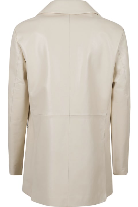 Double-breasted Plain Long Dinner Jacket