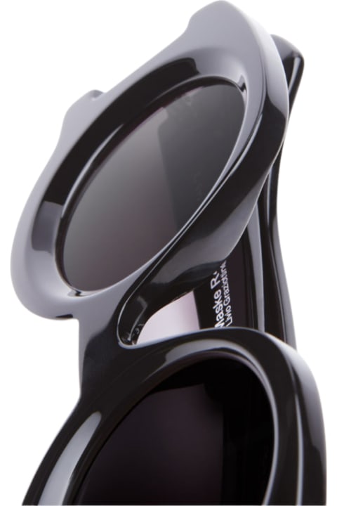 Kuboraum Eyewear for Women Kuboraum Maske R4 - Black Sunglasses