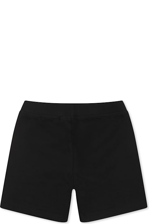 Bottoms for Baby Boys Moschino Balck Shorts For Baby Boy With Logo