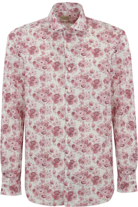 Xacus Shirts for Men Xacus Floral Cotton Shirt