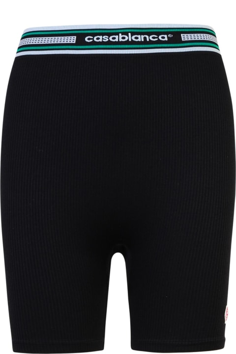 Casablanca Pants & Shorts for Women Casablanca 'active' Black Polyamide Shorts