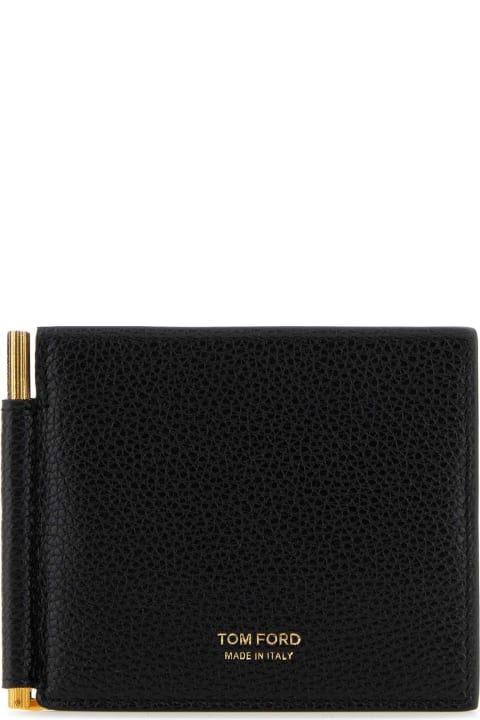 Fashion for Men Tom Ford Black Leather Card Holder