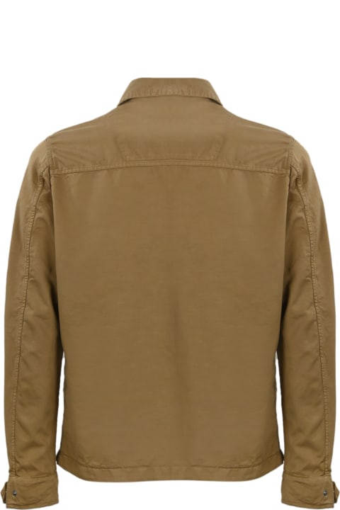 Herno Men Herno Jacket In Cotton And Linen Blend