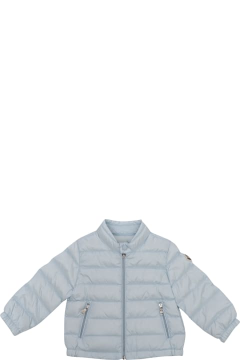 Fashion for Baby Boys Moncler Acorus Light Blue Down Jacket