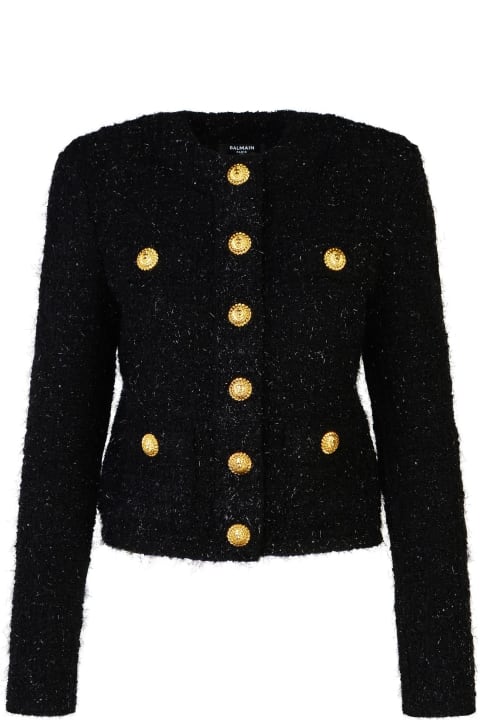 Balmain for Women Balmain Black Polyamide Blend Jacket