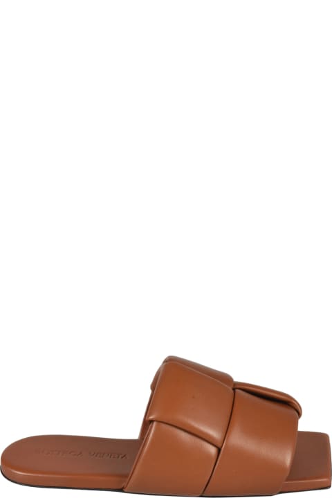 Homeware Bottega Veneta Patch Flat Sandals