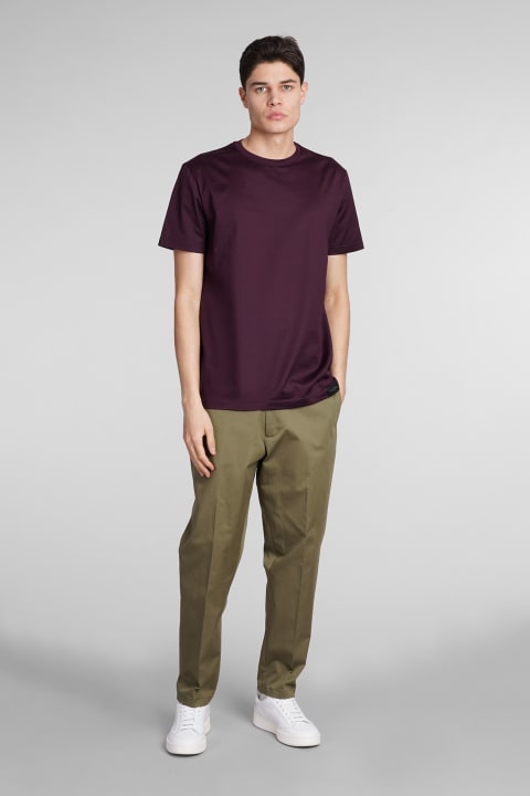 Low Brand Pants for Men Low Brand George Pants In Green Cotton