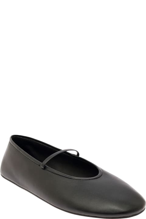 Jeffrey Campbell Shoes for Women Jeffrey Campbell Black Ballet Flats With Almond Toe In Eco Leather Woman