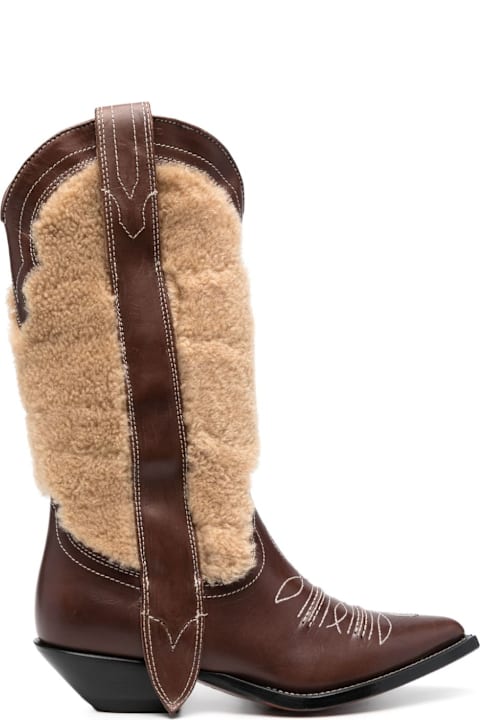 Homeware Sonora Embroidered Leather Texan Boots