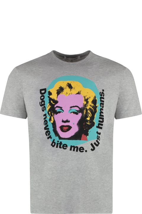 Comme des Garçons Shirt Topwear for Women Comme des Garçons Shirt Andy Warhol Print Cotton T-shirt