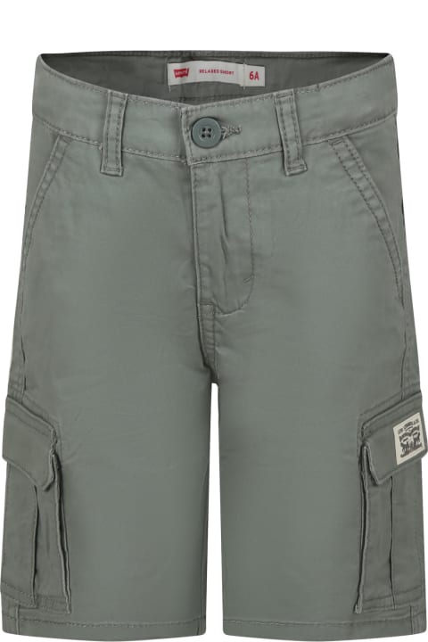 Levi's Bottoms for Boys Levi's Green Casual Shorts For Boy