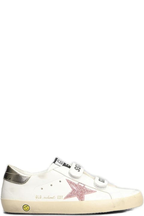 Golden Goose for Boys Golden Goose Old School Glitter Embellished Sneakers