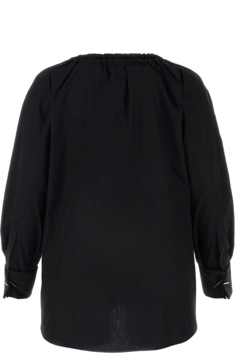 Coats & Jackets Sale for Women Max Mara Black Cotton Ario Blouse