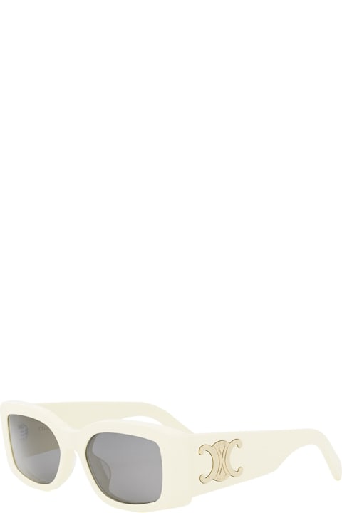 Celine Eyewear for Women Celine Maxi Triomphe Cl40282u - Ivory Sunglasses