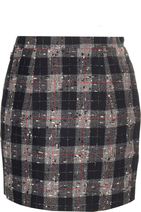 Fashion for Women Alessandra Rich Tartan Mini Skirt