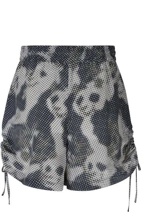 Iceberg Pants & Shorts for Women Iceberg Panda Printed Drawstring Waist Bermuda Shorts