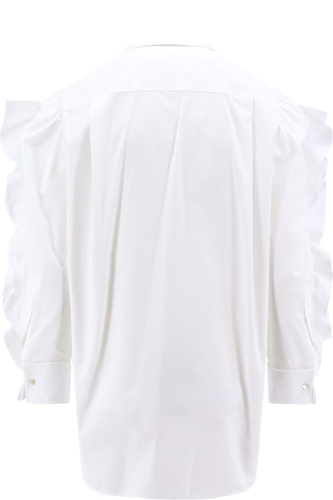 Homeware Max Mara Cotton Shirt With Rouches Detail