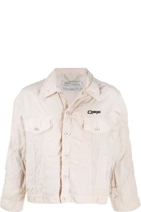 Off-White Coats & Jackets for Women Off-White Logo Windbreaker Bomber Jacket
