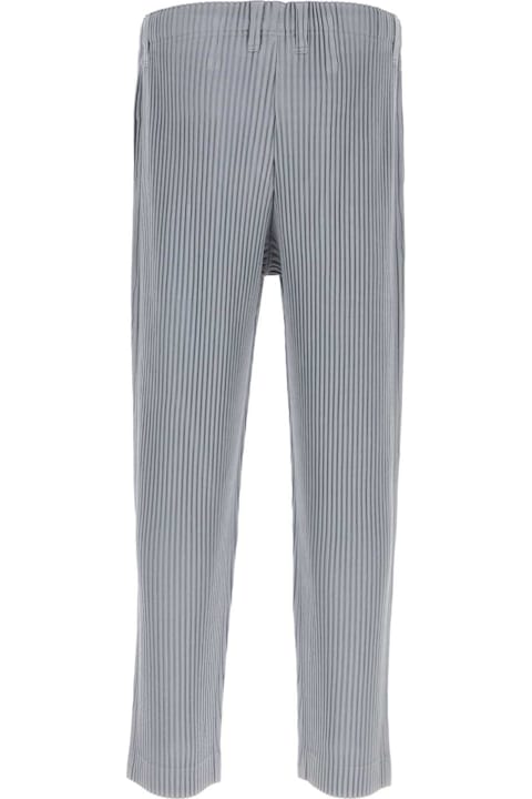 Homme Plissé Issey Miyake for Men Homme Plissé Issey Miyake Powder Blue Polyester Pant