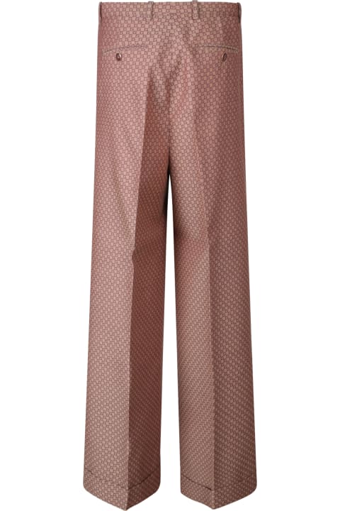 ウィメンズ Gucciのパンツ＆ショーツ Gucci Gg Damier Beige Trousers