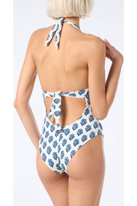أدوات منزلية MC2 Saint Barth Woman One-piece Flower Marylin Swimsuit