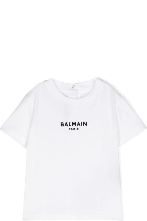 Balmain Clothing for Baby Boys Balmain T-shirt Con Logo