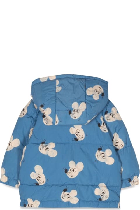Topwear for Baby Boys Bobo Choses Mouse Allover Hooded Anorak