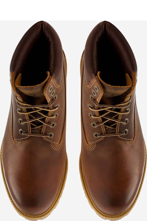 Homeware Timberland Premium 6-inch Leather Boots With Logo