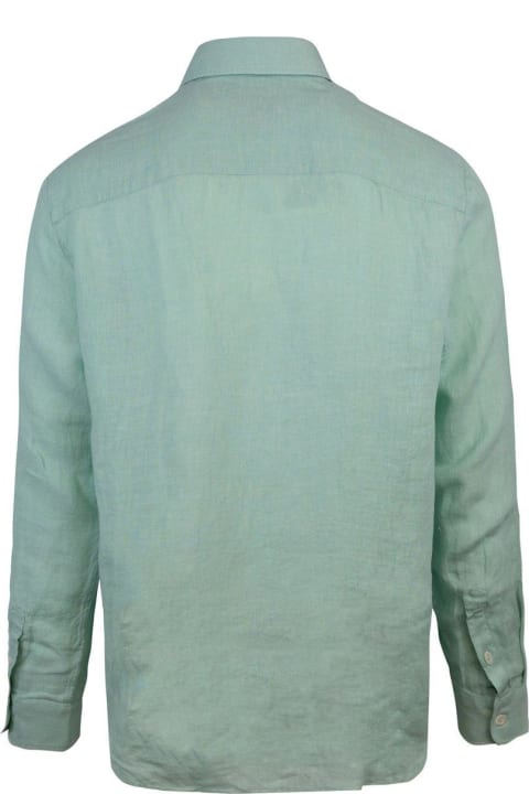 メンズ A.P.C.のシャツ A.P.C. Buttoned Long-sleeved Shirt