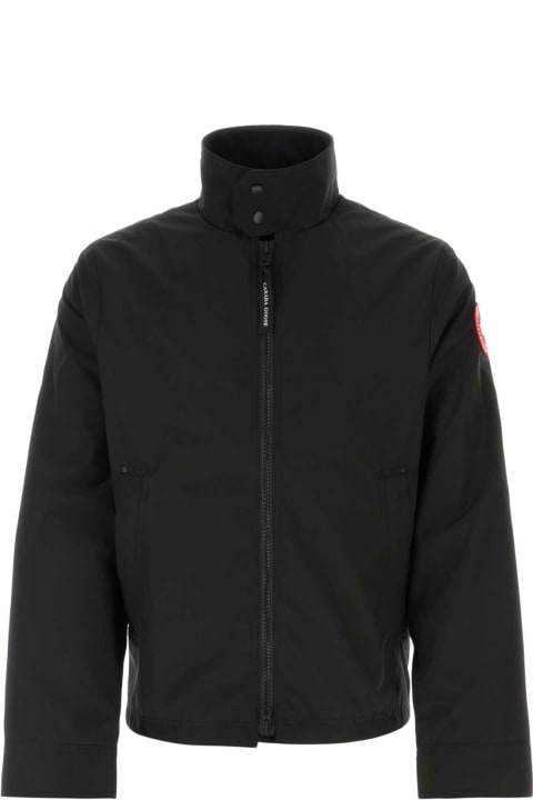 Coats & Jackets for Men Canada Goose Black Polyester Blend Rosedale Jacket