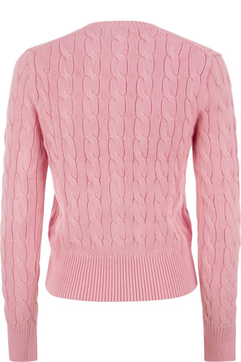 Homeware Polo Ralph Lauren Plaited Cotton Cardigan